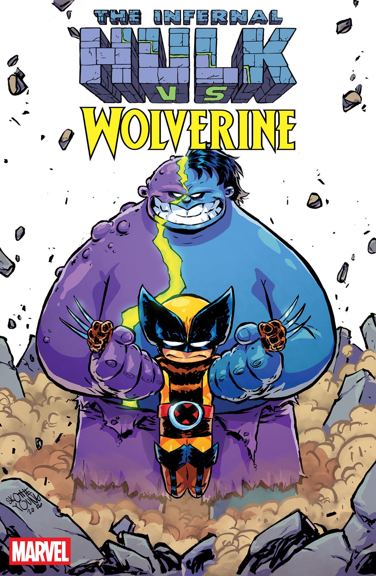 Infernal Hulk vs. Wolverine #1 Skottie Young Variant (NM)