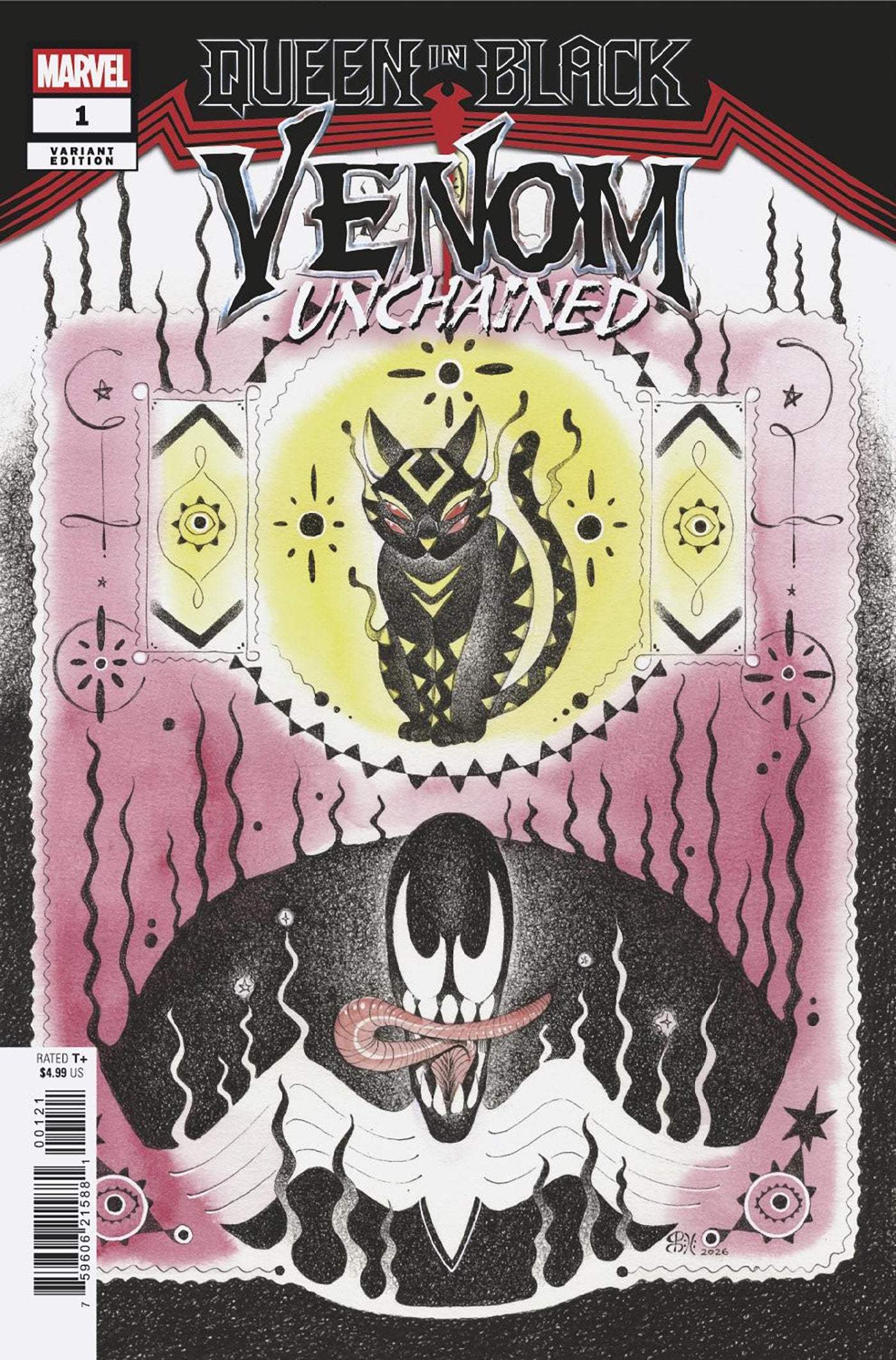 Queen In Black: Venom Unchained #1 Peach Momoko Variant [Qib] (NM)