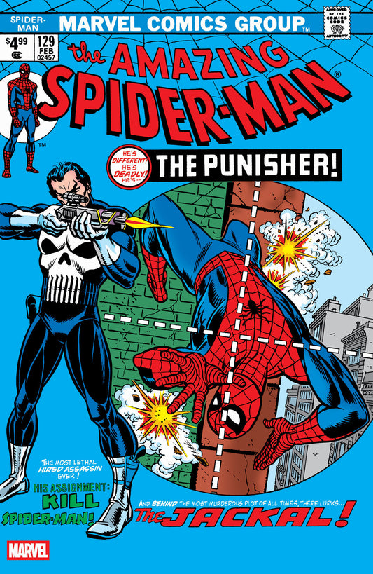 Amazing Spider-Man #129 Facsimile Edition Blue Foil Variant [New Printing 2] (NM)
