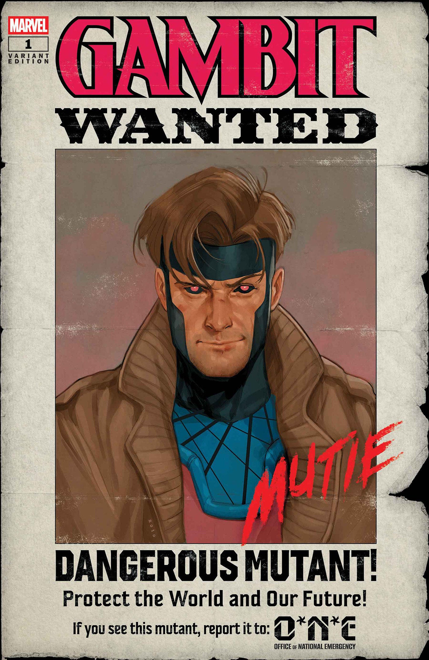 Gambit: Wanted #1 Phil Noto Wanted Variant B (NM)