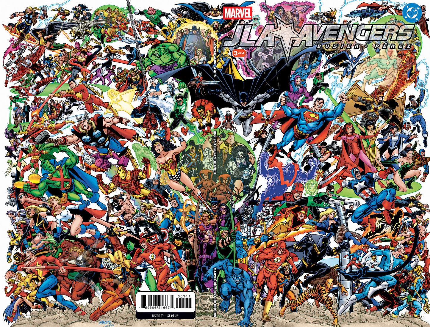 JLA/Avengers #3 Facsimile Edition Wraparound Cover (NM)