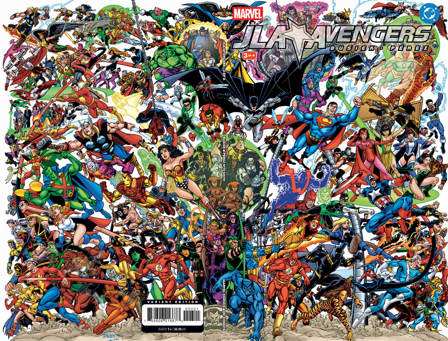 JLA/Avengers #3 Facsimile Edition Foil Wraparound Variant (NM)