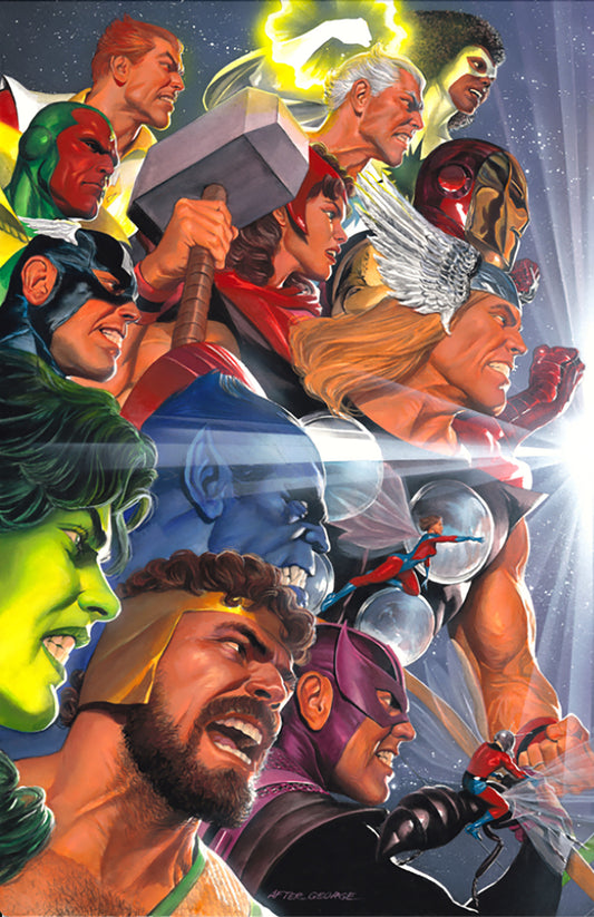 JLA/Avengers #3 Facsimile Edition Alex Ross 2 Part Connecting Variant A (NM)