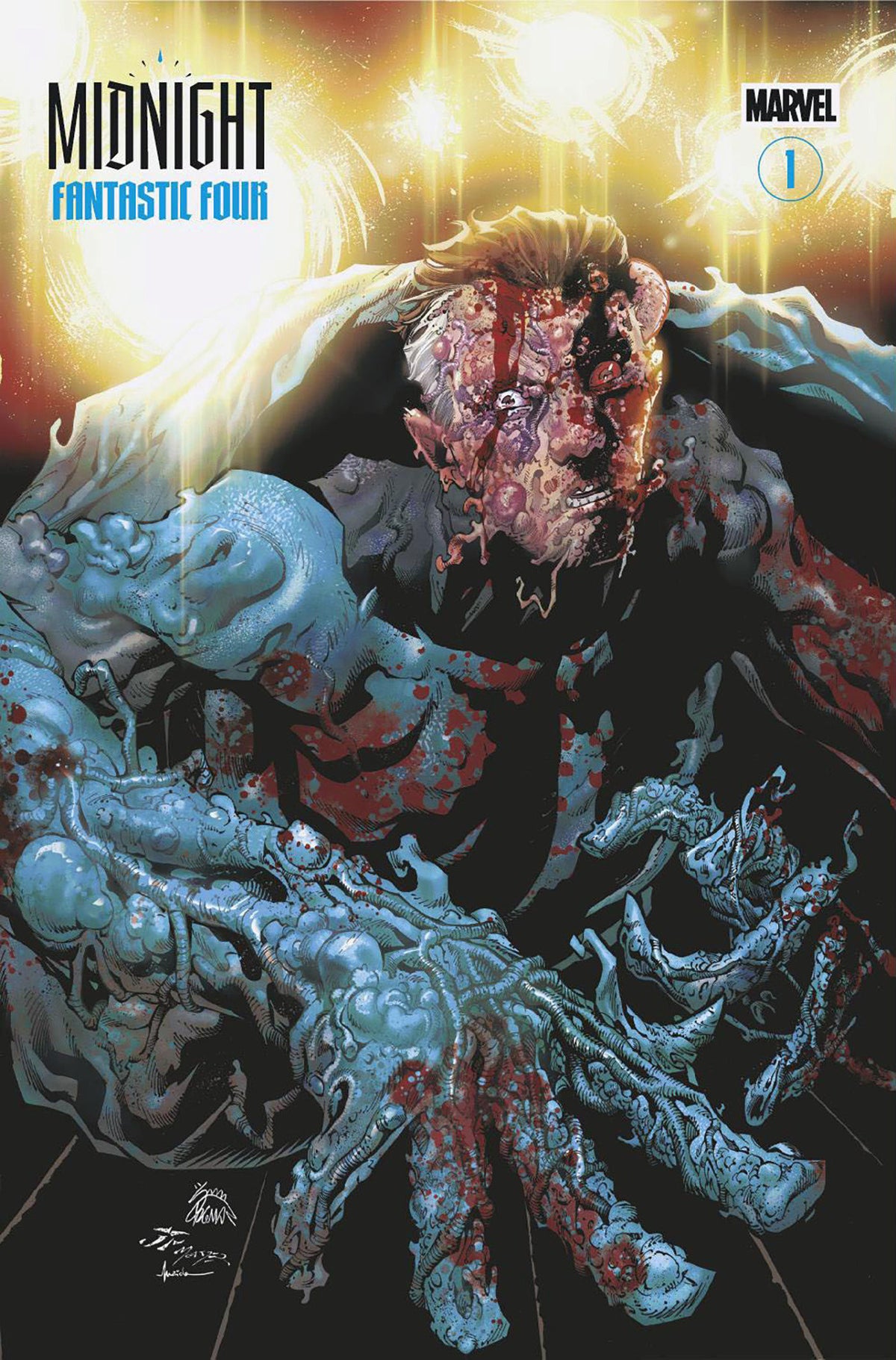 Midnight Fantastic Four #1 Cover B Ryan Stegman Midnight Bloodbath Variant (NM)