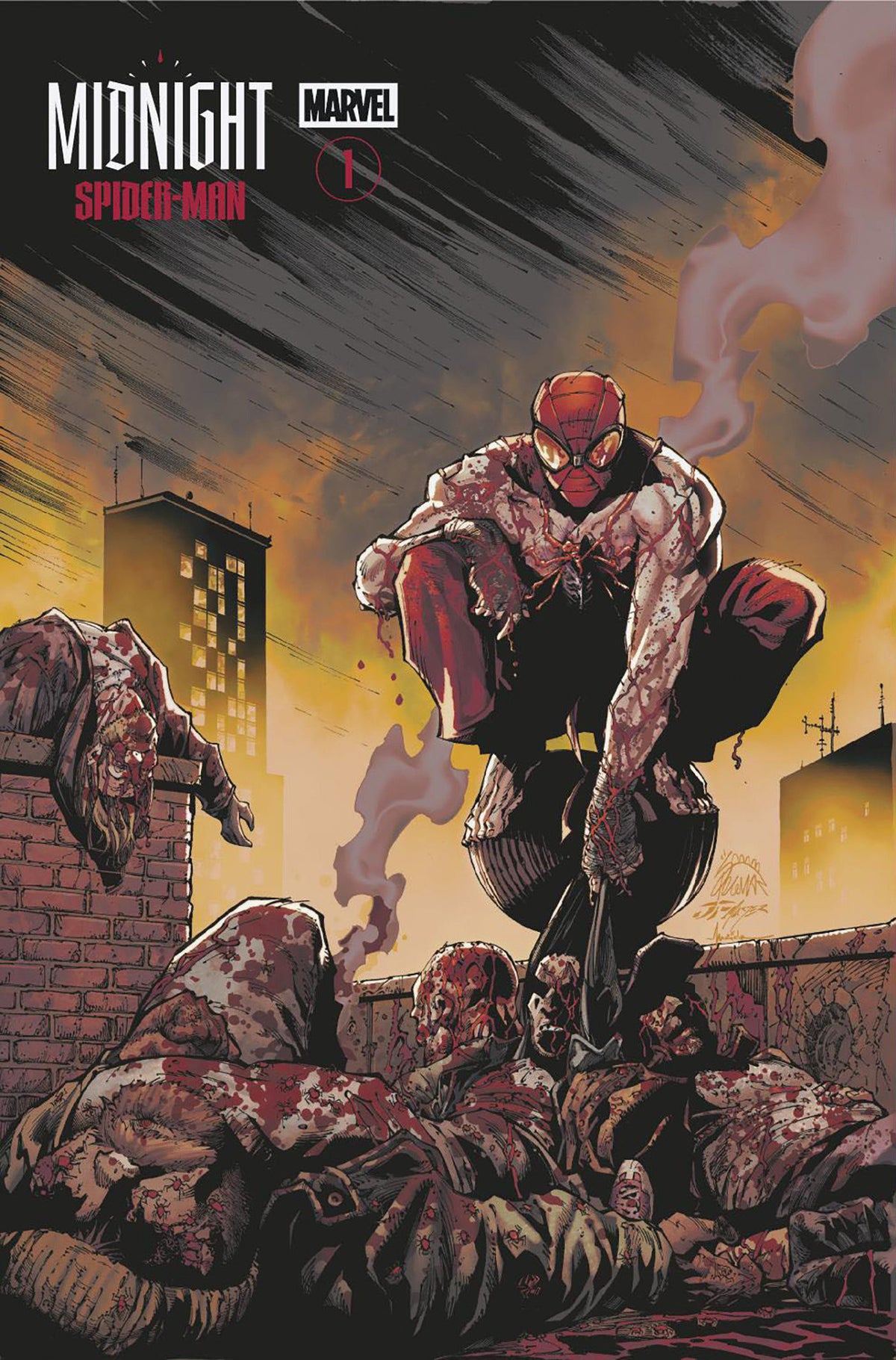 Midnight Spider-Man #1 Cover B Ryan Stegman Midnight Bloodbath Variant (NM)
