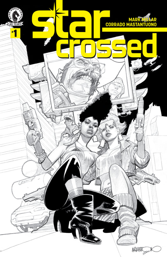 Star Crossed #1 (Cover B) (Black & White) (Corrado Mastantuono) (NM)