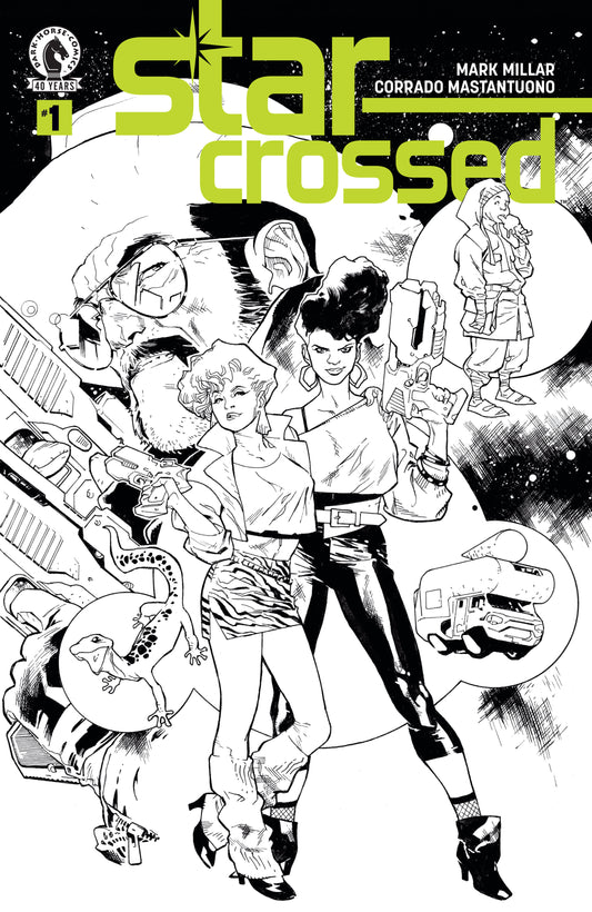 Star Crossed #1 (Cover D) (Black & White) (Stuart Immonen) (NM)