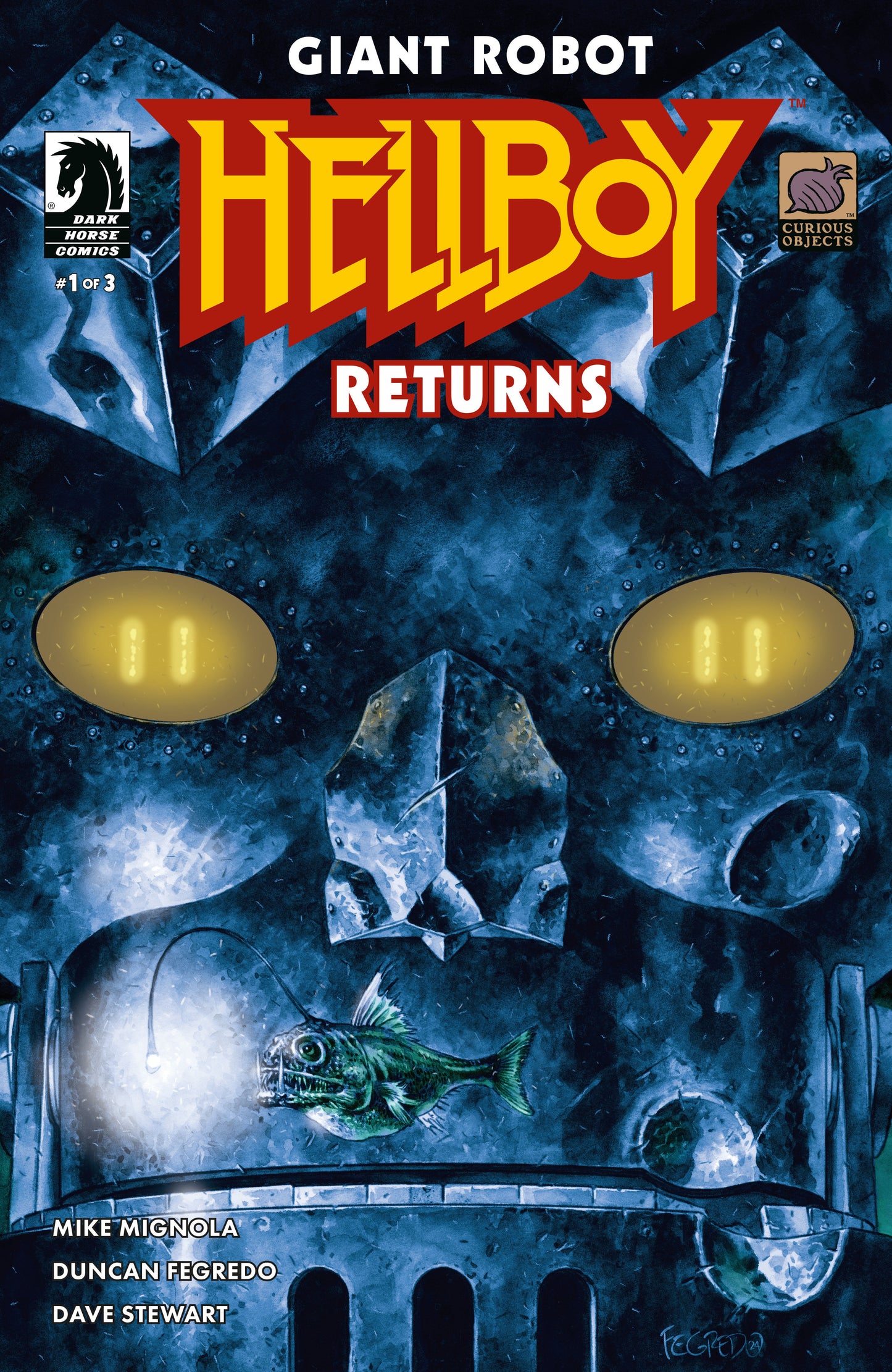 Giant Robot Hellboy Returns #1 (Cover A) (Duncan Fegredo) (NM)