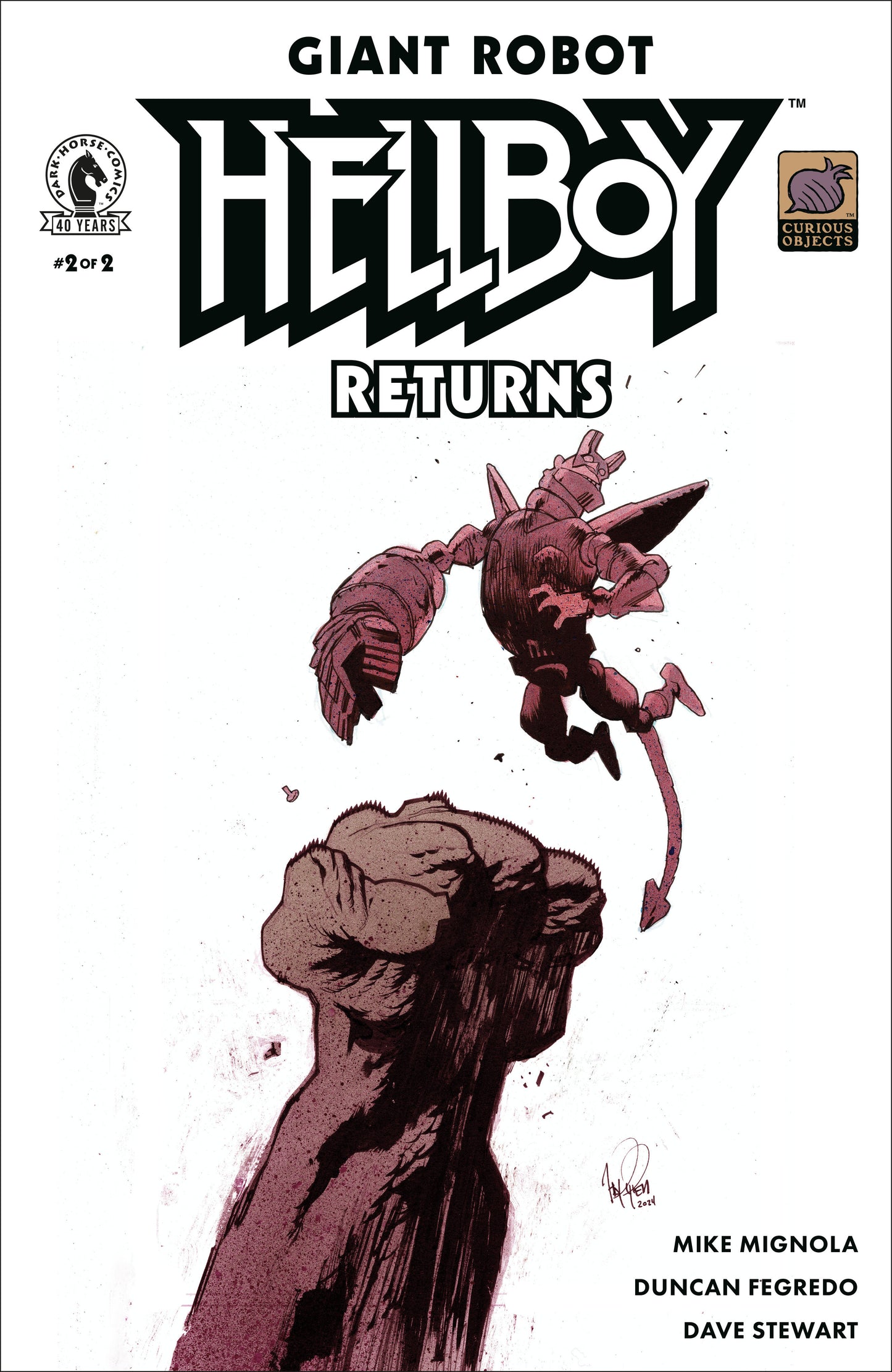 Giant Robot Hellboy Returns #2 (Cover B) (James Harren) (NM)