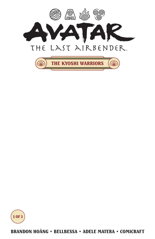 Avatar: The Last Airbender  The Kyoshi Warriors #1 (Cover B) (Blank Cover) (NM)