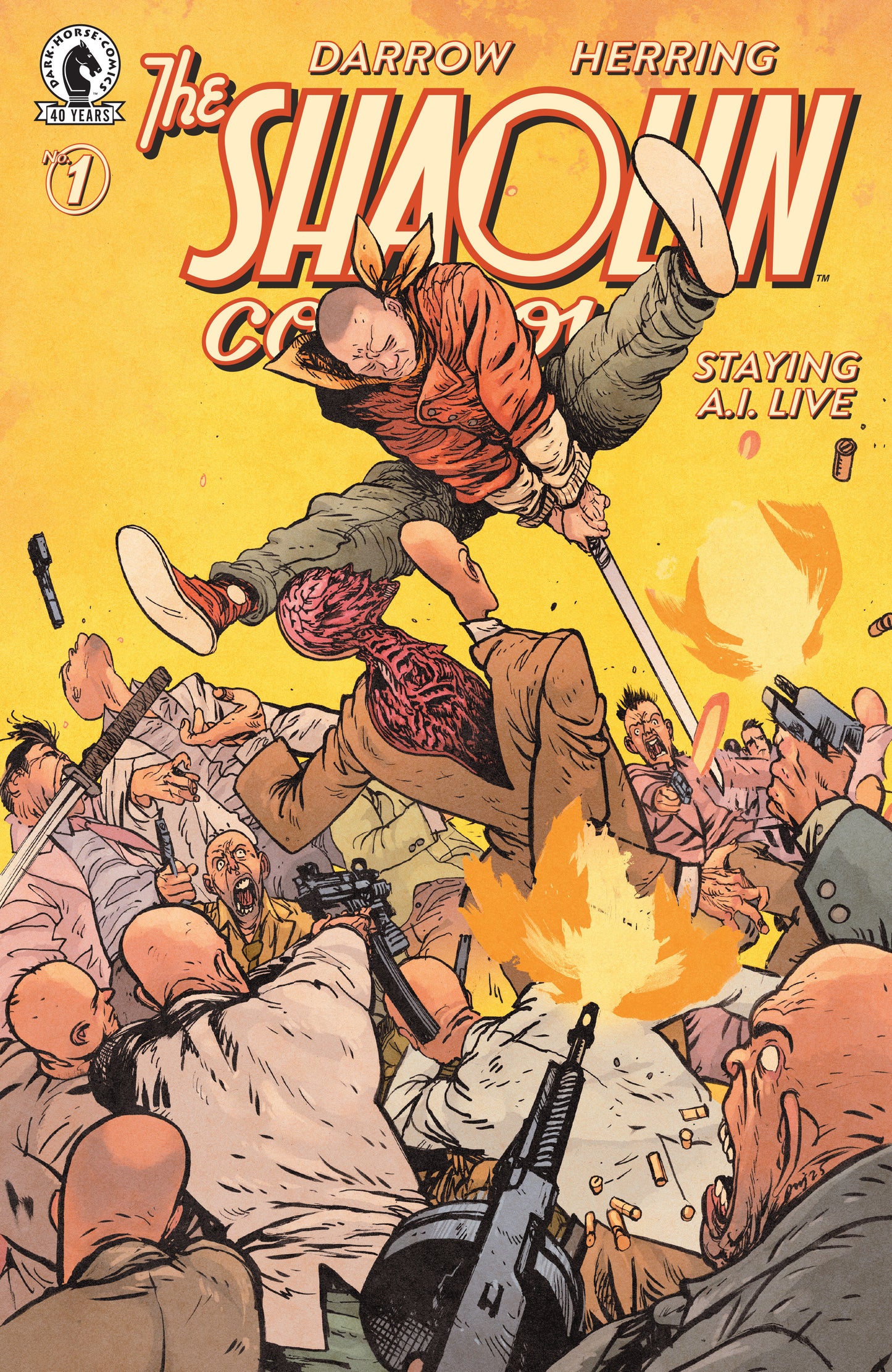 Shaolin Cowboy: Staying A.I.Live #1 1:15 (Cover D) (Daniel Warren Johnson) (NM)