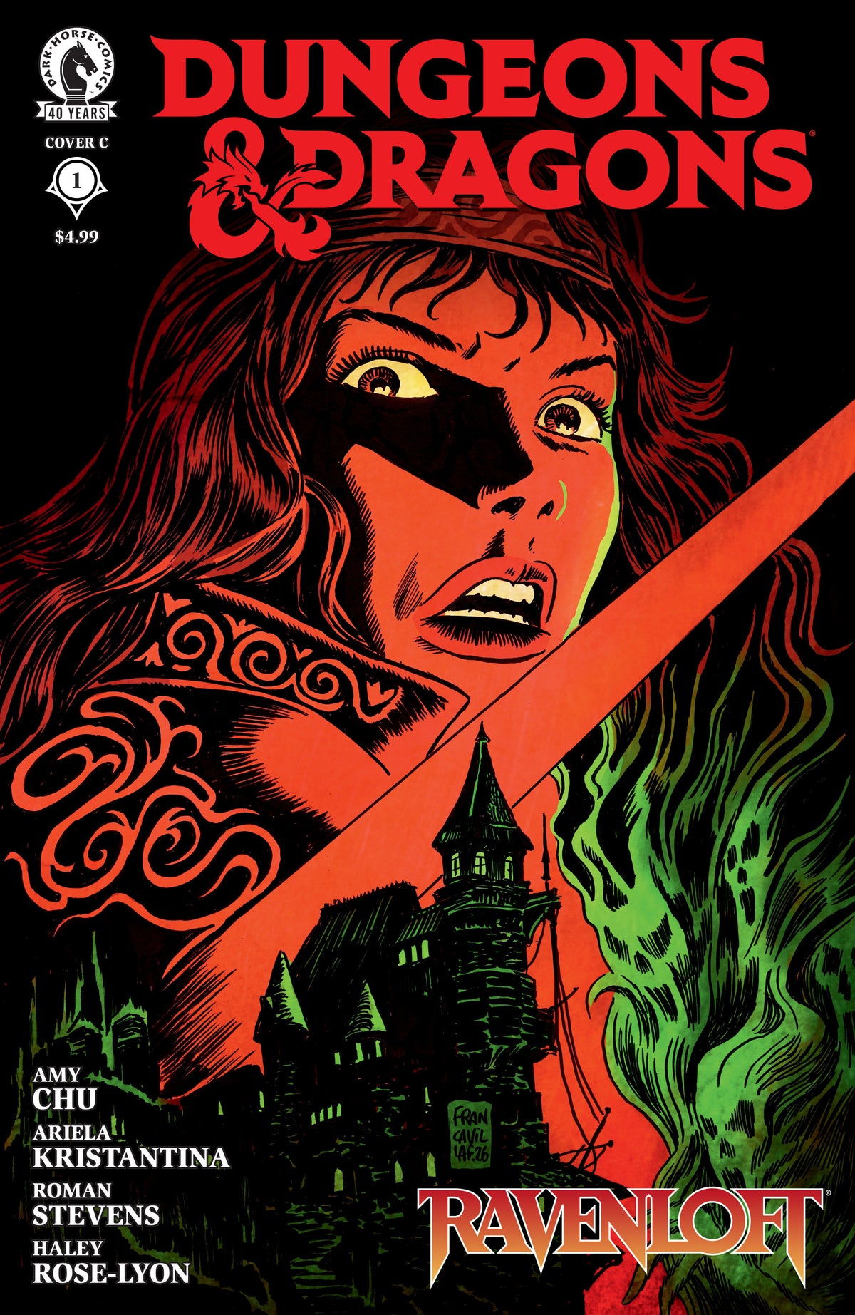Dungeons & Dragons: Ravenloft #1 (Cover C) (Francesco Francavilla) (NM)