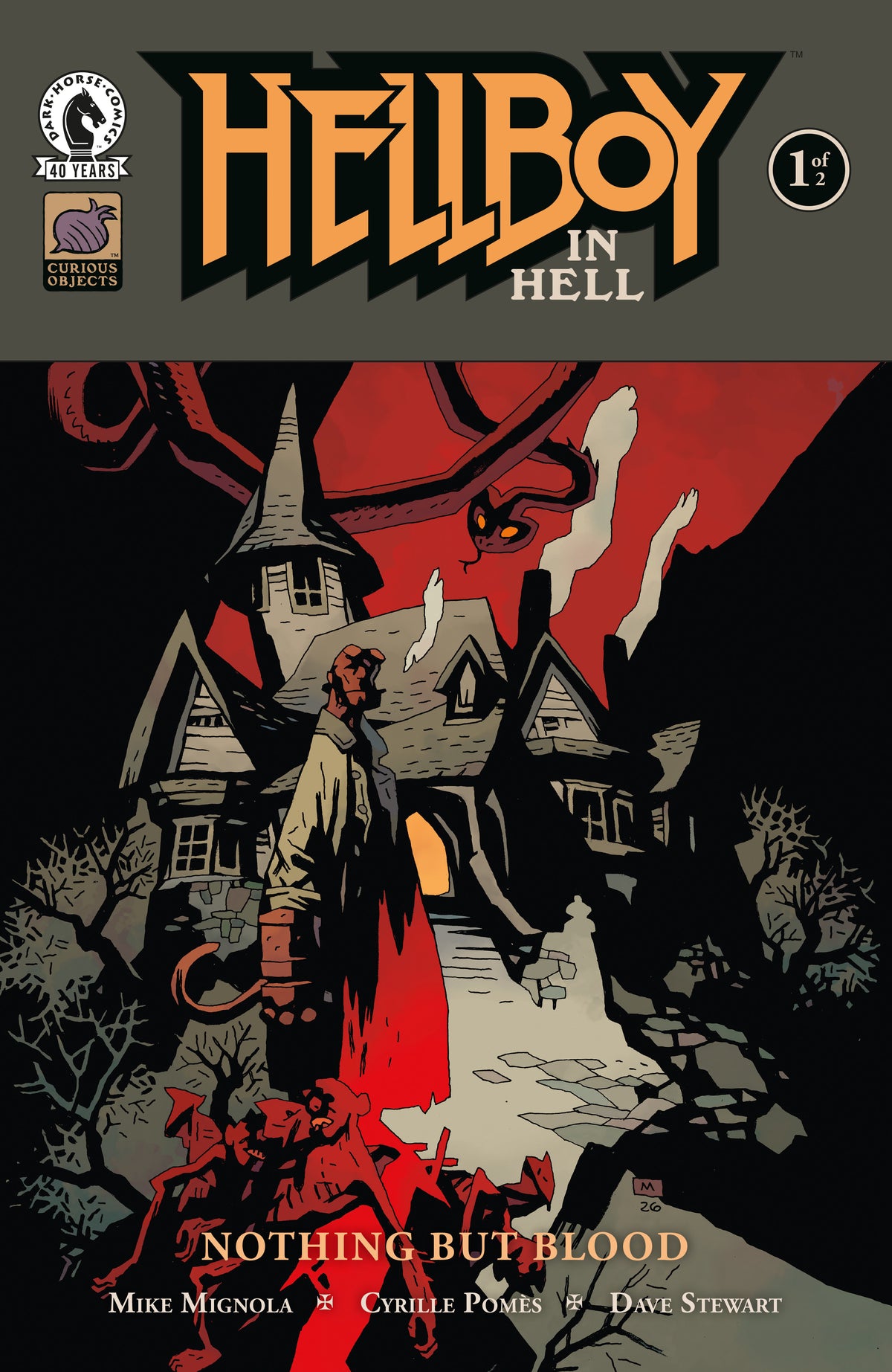 Hellboy In Hell: Nothing But Blood #1 (Cover B) (Mike Mignola) (NM)