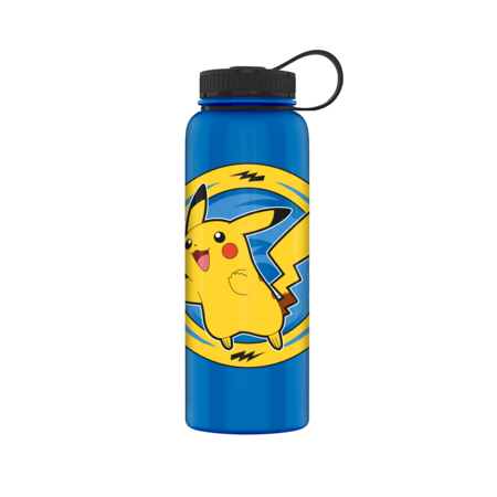 Pokemon 42oz Stainless Steel Water Bottle w Twist Lid