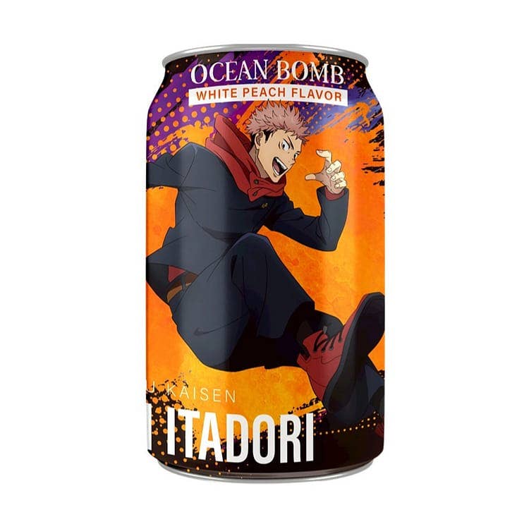 Ocean Bomb - Jujutsu Kaisen White Peach Soda 330ml (Taiwan)