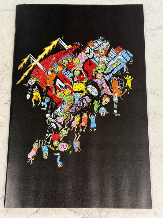 Post Malone's Big Rig #1 2nd Print J.J. Villard Virgin Variant (VF)