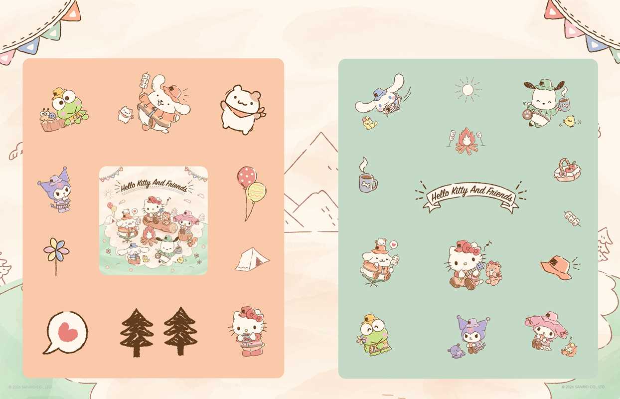 Hello Kitty and Friends Stickers by Editors of Thunder Bay Press