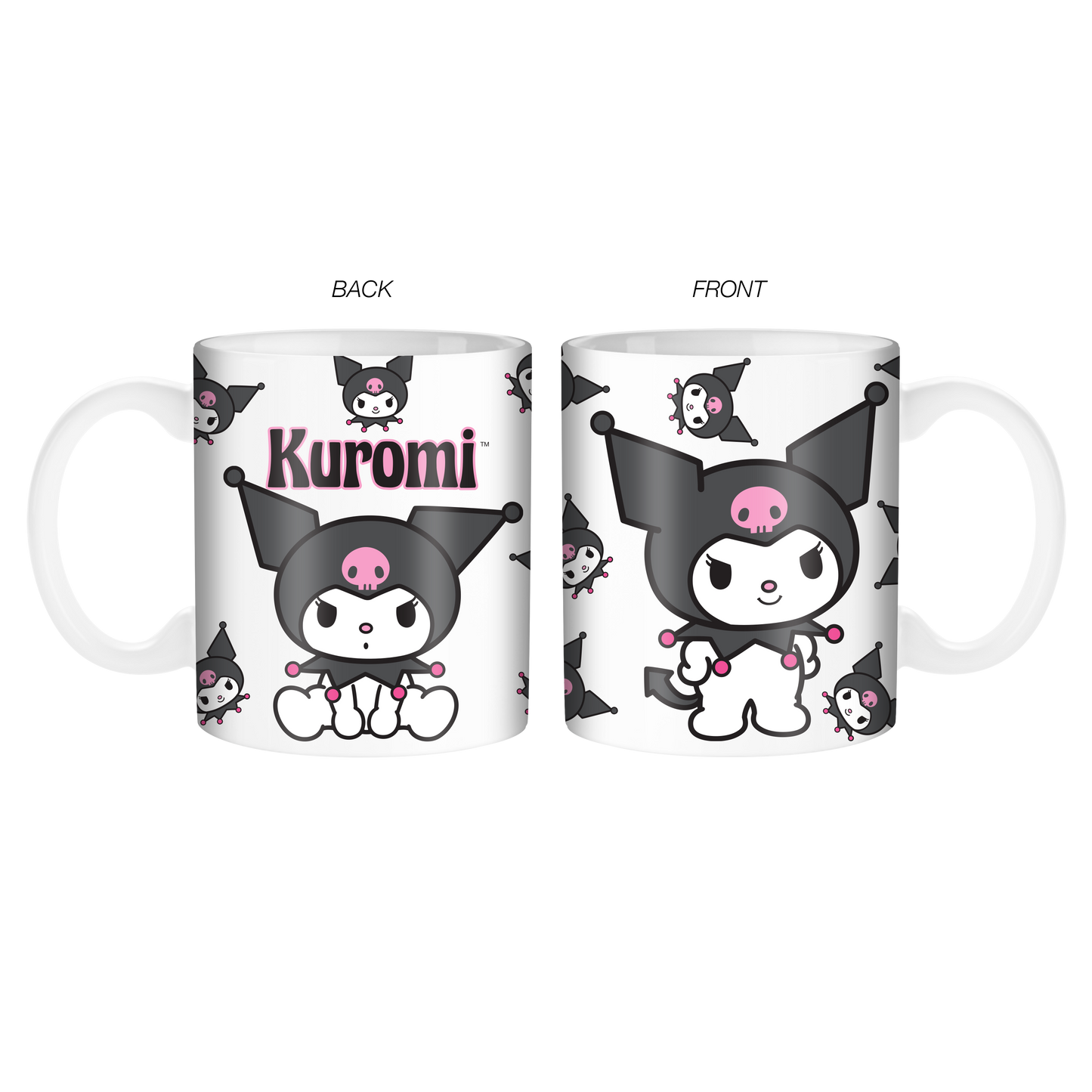Sanrio Kuromi Naughty Poses 20oz Ceramic Mug