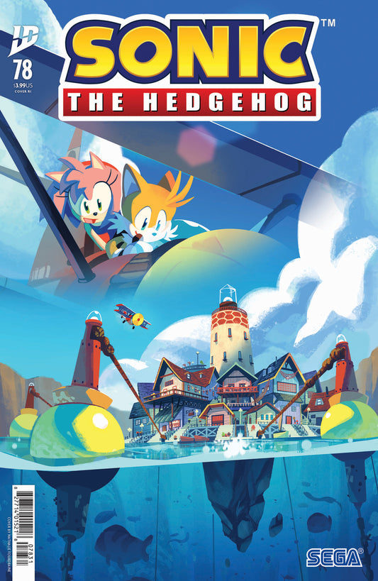 Sonic The Hedgehog #78 1:10 Variant (Fourdraine) (NM)