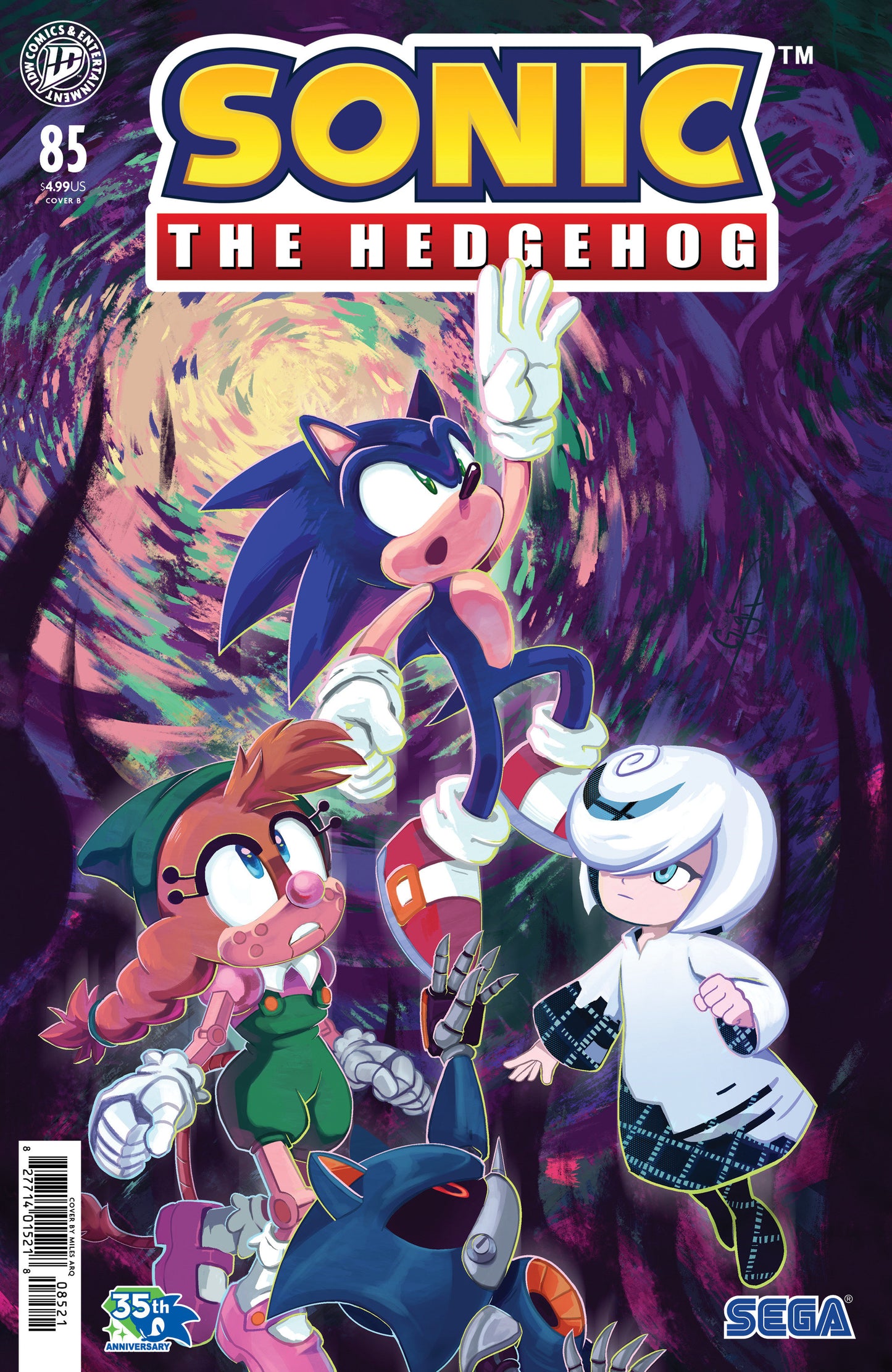 Sonic The Hedgehog #85 Variant B (Dutreix) (NM)
