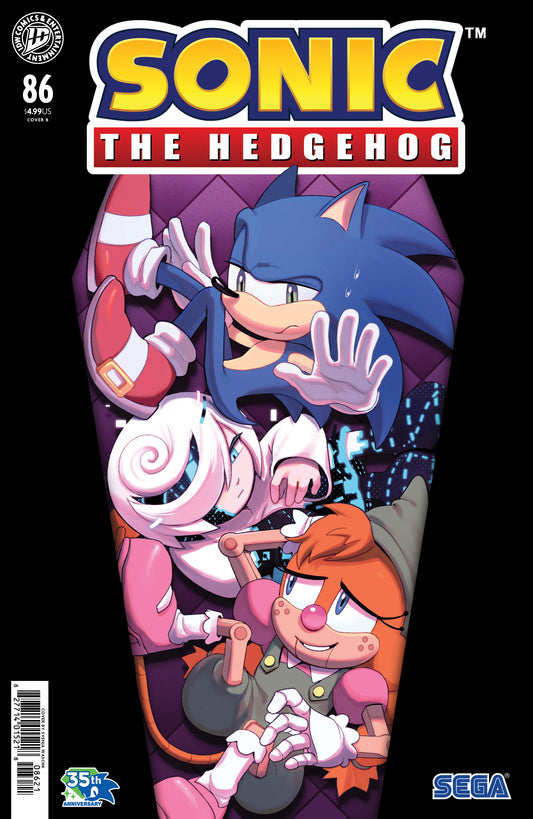 Sonic The Hedgehog #86 Variant B (Waschk) (NM)