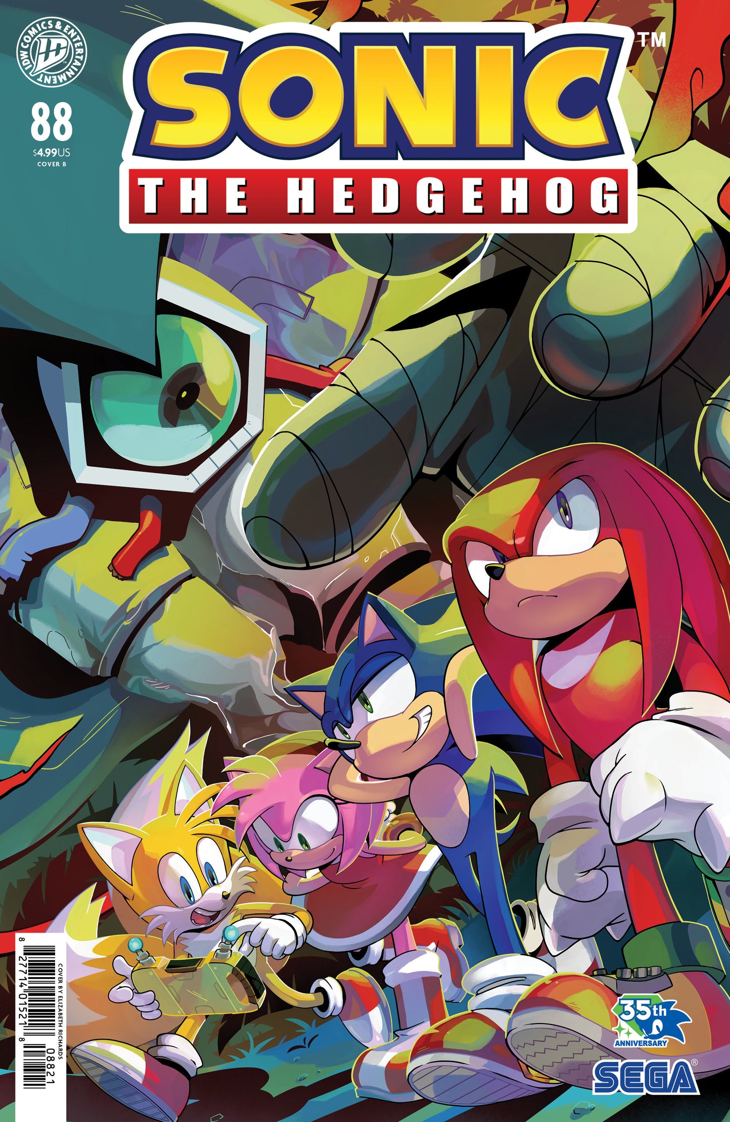 Sonic The Hedgehog #88 Variant B (Richards) (NM)