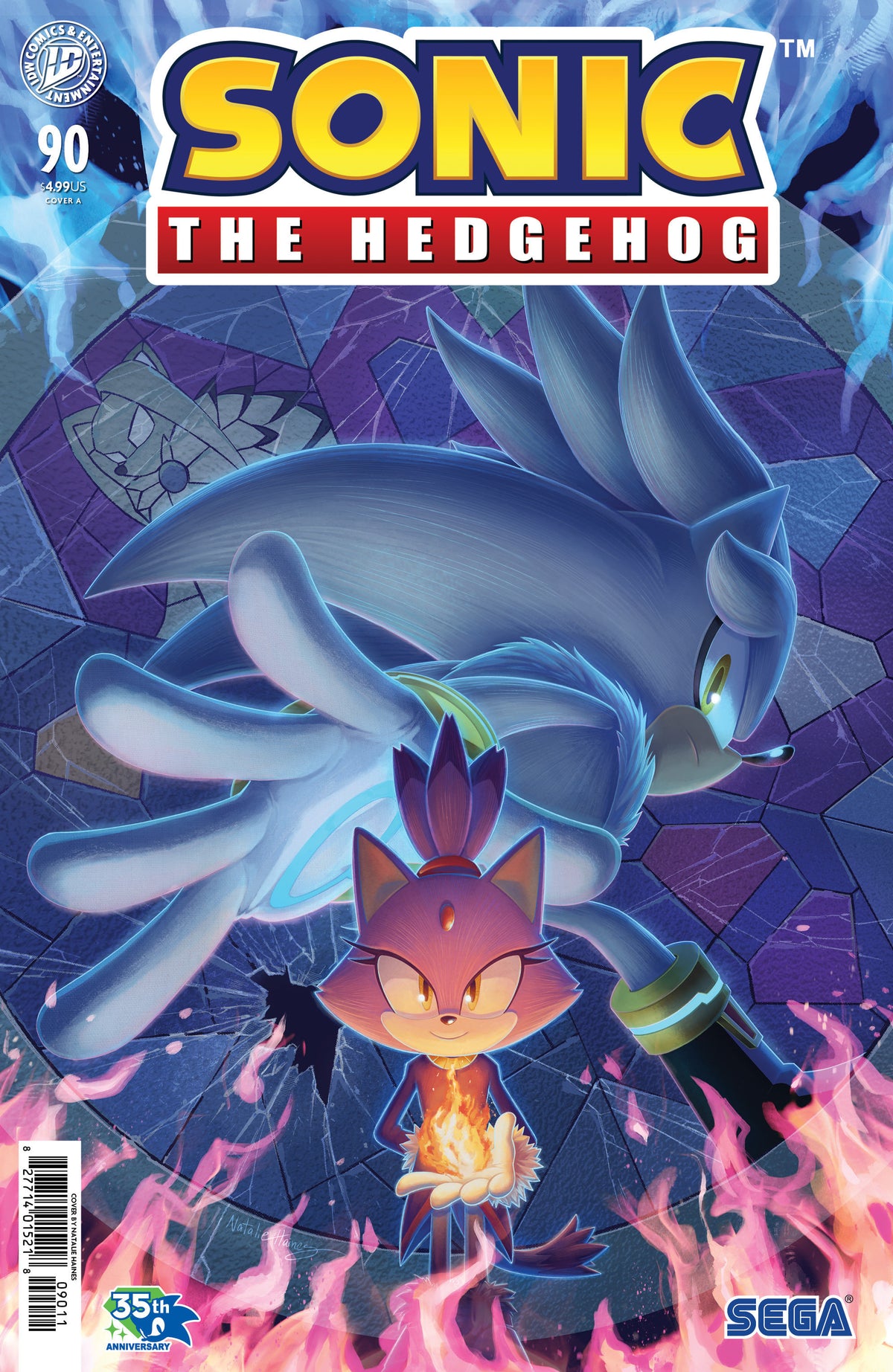 Sonic The Hedgehog #90 Cover A (Haines) (NM)