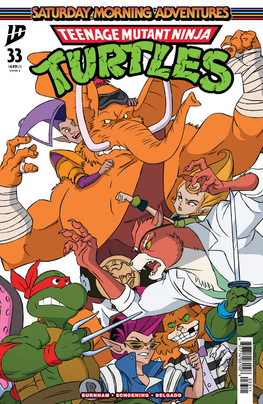 Teenage Mutant Ninja Turtles: Saturday Morning Adventures #33 Cover A (Schoening Connecting Cover Set) (NM)