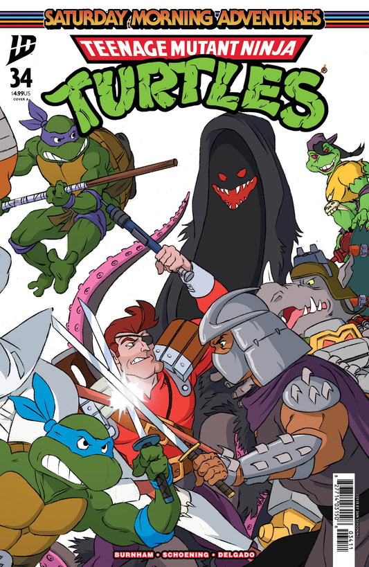 Teenage Mutant Ninja Turtles: Saturday Morning Adventures #34 Cover A (Schoening Connecting Cover Set) (NM)