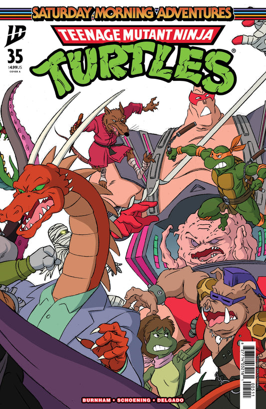 Teenage Mutant Ninja Turtles: Saturday Morning Adventures #35 Cover A (Schoening Connecting Cover Set) (NM)