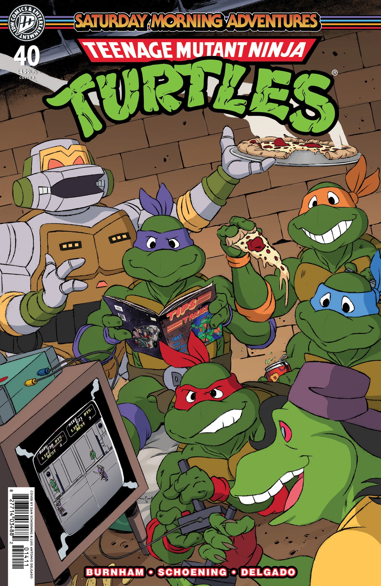 Teenage Mutant Ninja Turtles: Saturday Morning Adventures #40 Cover A (Schoening) (NM)