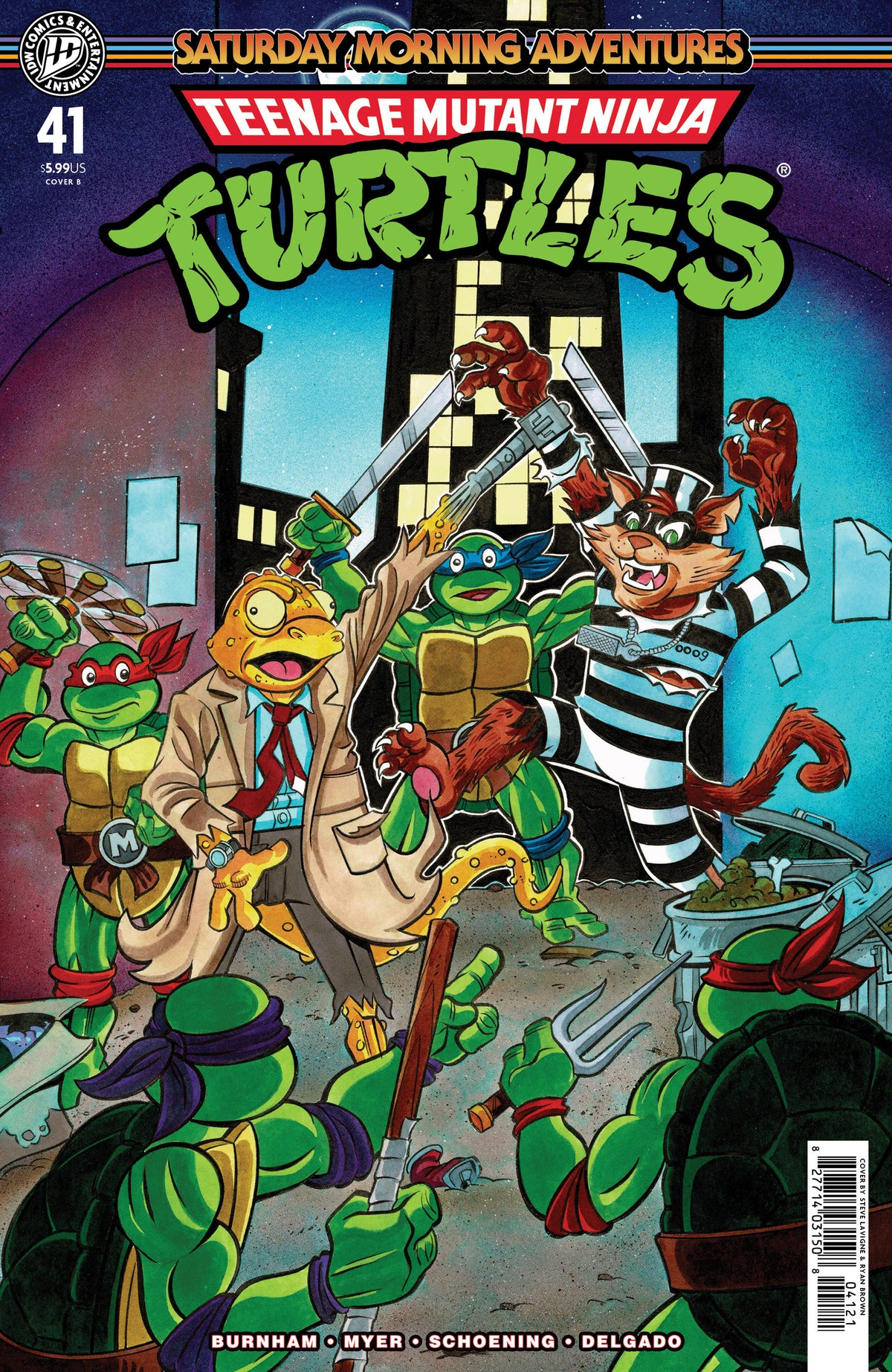 Teenage Mutant Ninja Turtles: Saturday Morning Adventures #41 Variant B (Lavigne) (NM)
