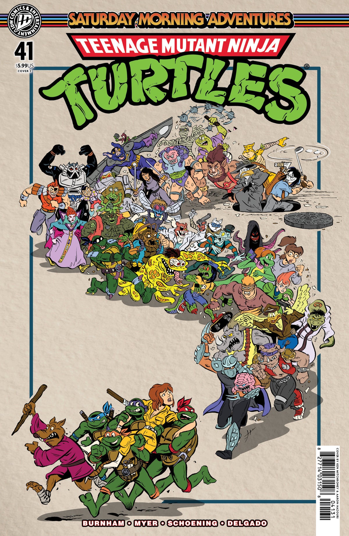 Teenage Mutant Ninja Turtles: Saturday Morning Adventures #41 Variant C (Mitchroney) (NM)