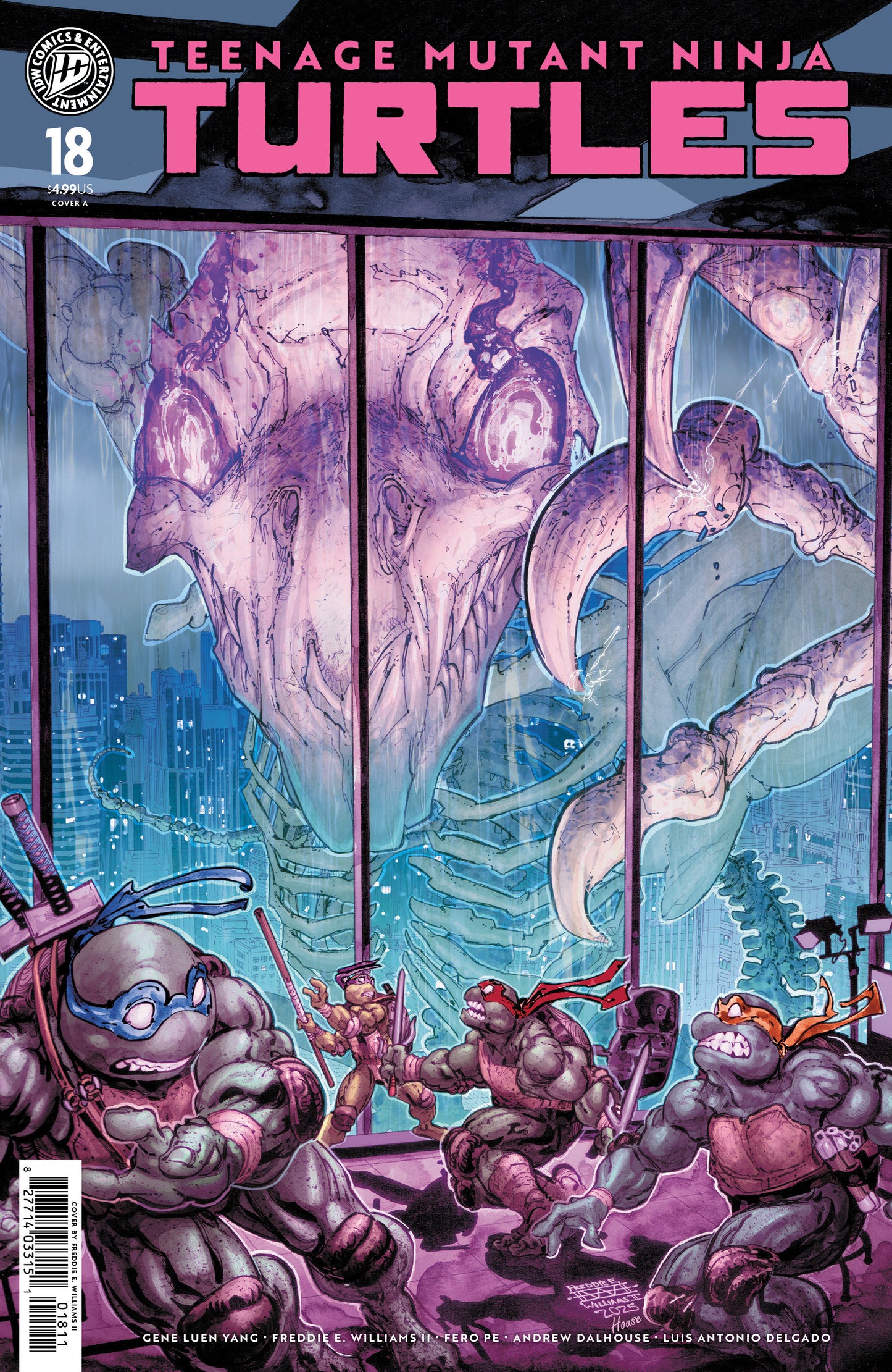 Teenage Mutant Ninja Turtles #18 Cover A (Williams II) (NM)