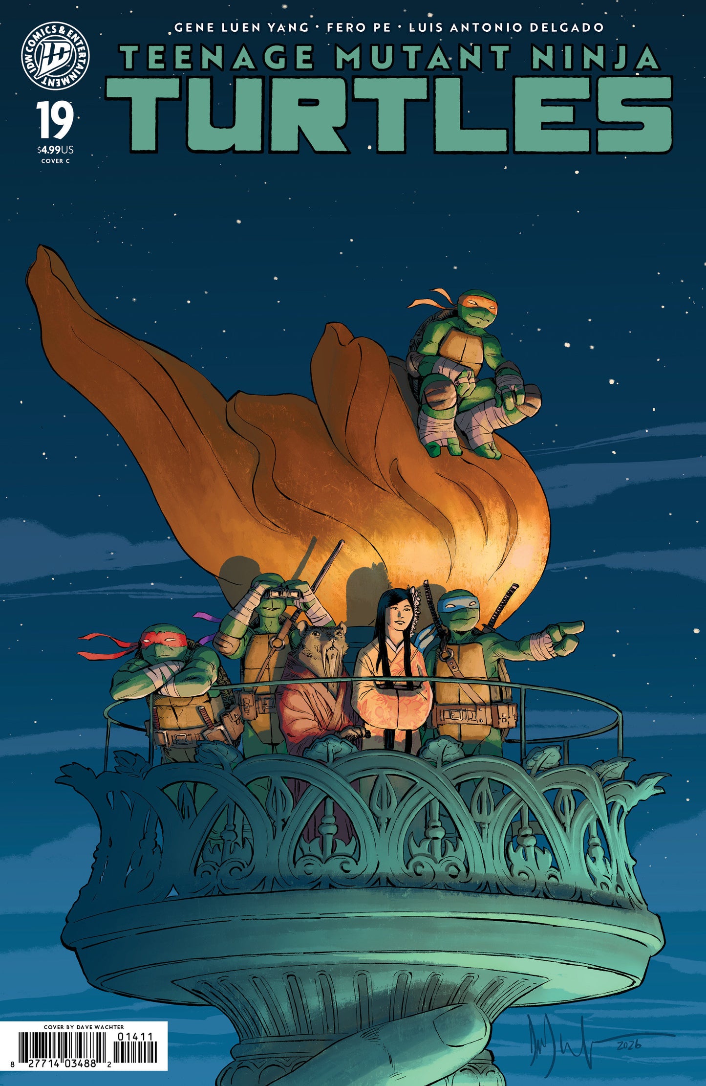 Teenage Mutant Ninja Turtles #19 Variant C (Wachter) (NM)