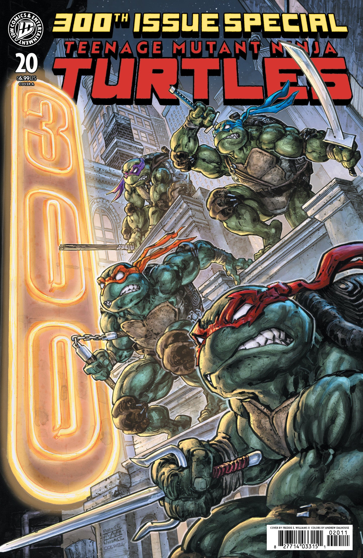 Teenage Mutant Ninja Turtles #20: 300th Issue Special Cover A (Williams II) (NM)