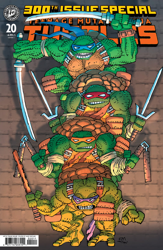 Teenage Mutant Ninja Turtles #20: 300th Issue Special Variant C (Miller) (NM)
