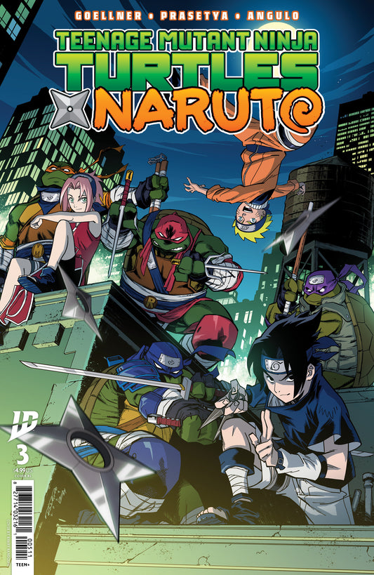 Teenage Mutant Ninja Turtles X Naruto #3 1:50 Variant (Randolph) (NM)