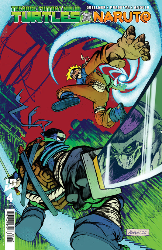 Teenage Mutant Ninja Turtles X Naruto #4 1:50 Variant (Catalan) (NM)