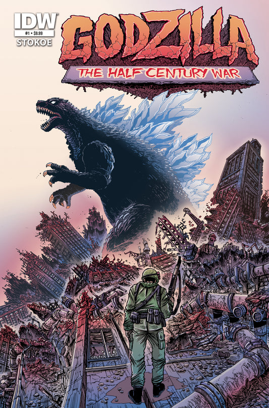 Godzilla 70th Anniversary Foil Classics: Godzilla: The Half-Century War #1 Cover A (Stokoe) (NM)