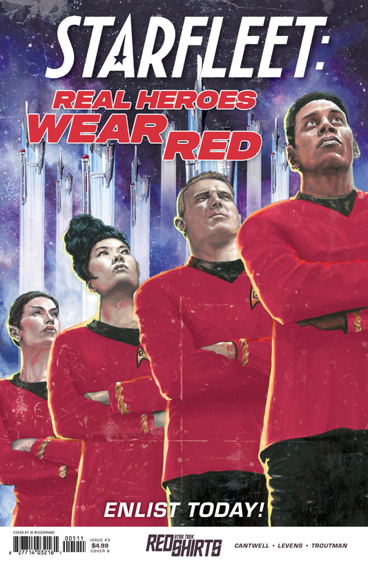 Star Trek: Red Shirts #3 Variant B (Woodward Federation Recruitment) (NM)