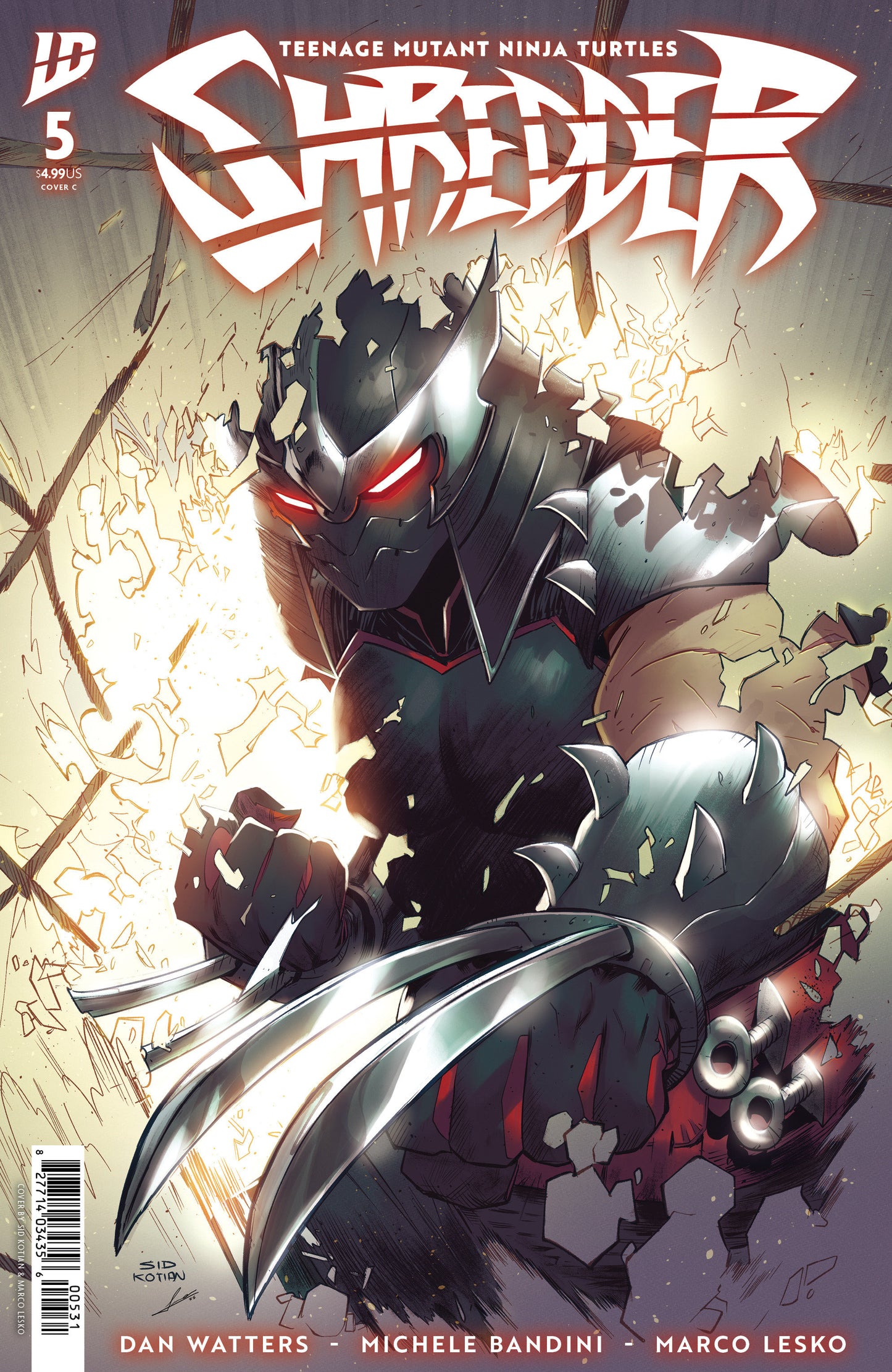 Teenage Mutant Ninja Turtles: Shredder #5 Variant C (Kotian) (NM)