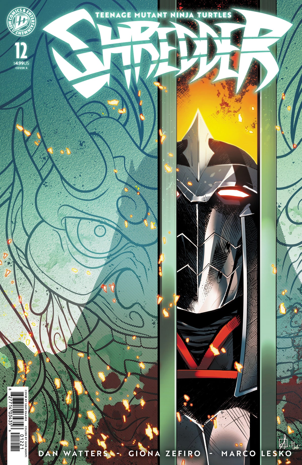 Teenage Mutant Ninja Turtles: Shredder #12 Variant B (Izaakse) (NM)
