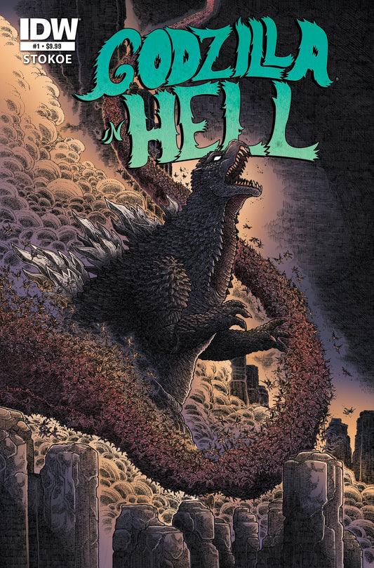 Godzilla 70th Anniversary Foil Classics: Godzilla In Hell #1 Cover A (Stokoe) (NM)