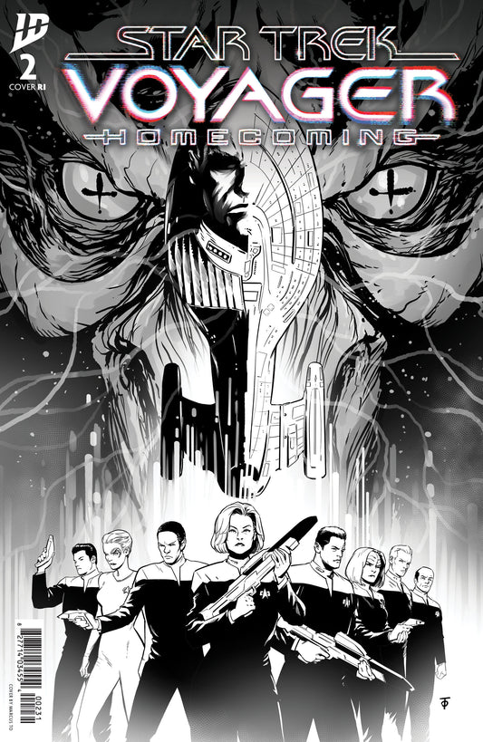Star Trek: Voyager  Homecoming #2 1:10 Variant (To Black & White) (NM)
