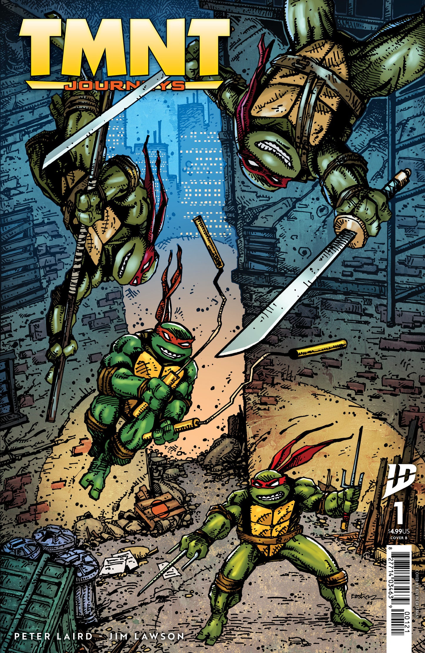 Teenage Mutant Ninja Turtles: Journeys #1 Variant B (Eastman) (NM)