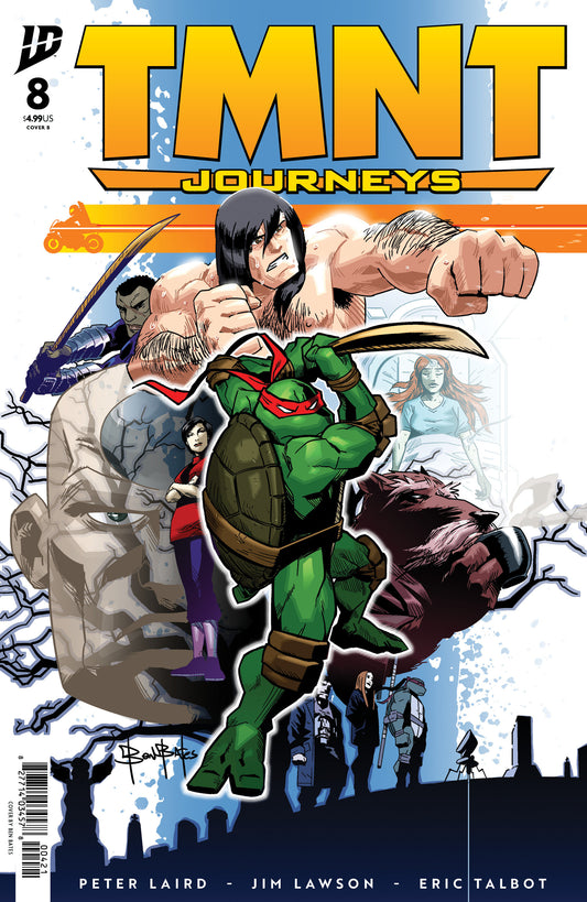 Teenage Mutant Ninja Turtles: Journeys #8 Variant B (Bates) (NM)
