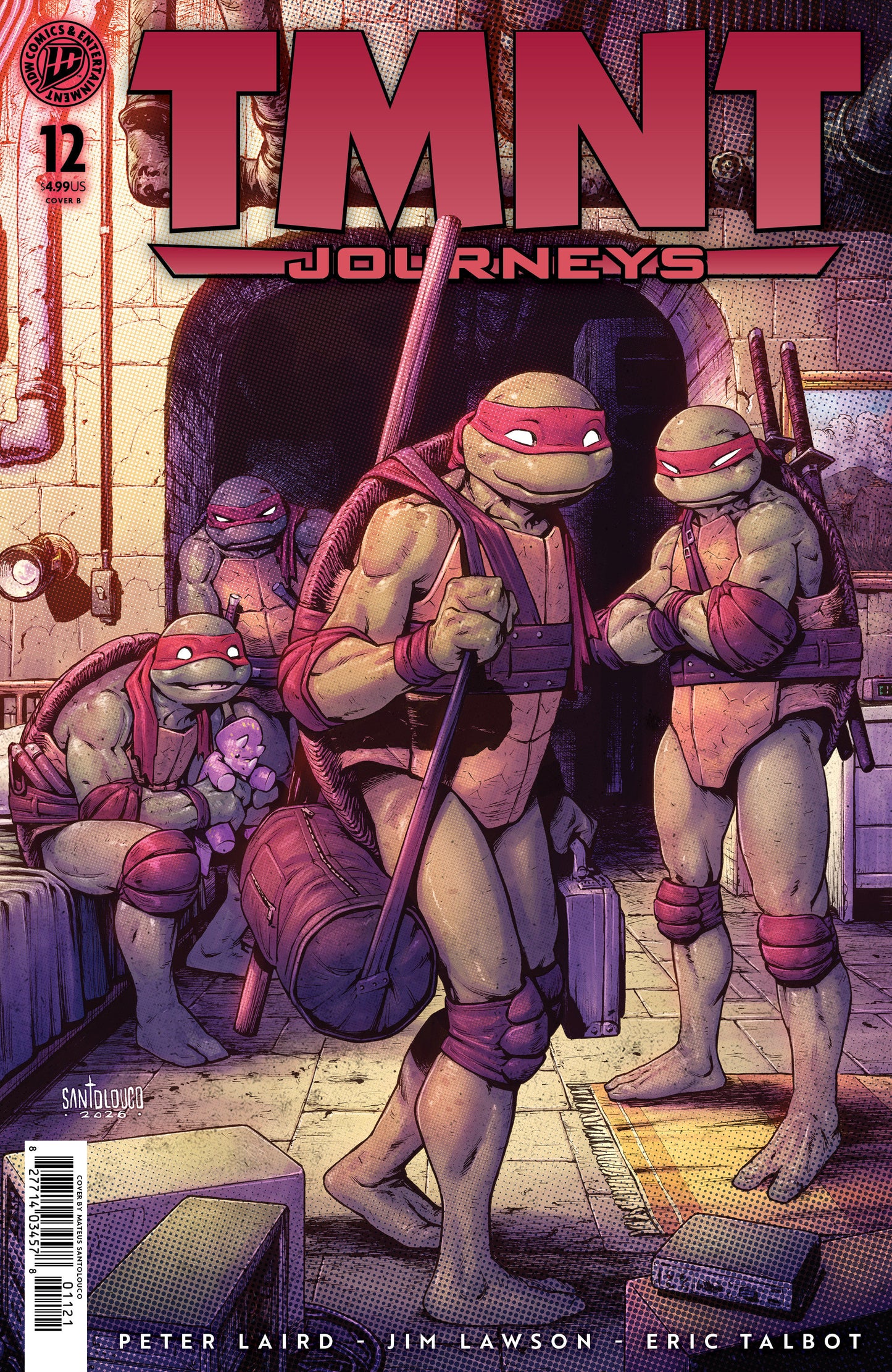 Teenage Mutant Ninja Turtles: Journeys #12 Variant B (Santolouco) (NM)