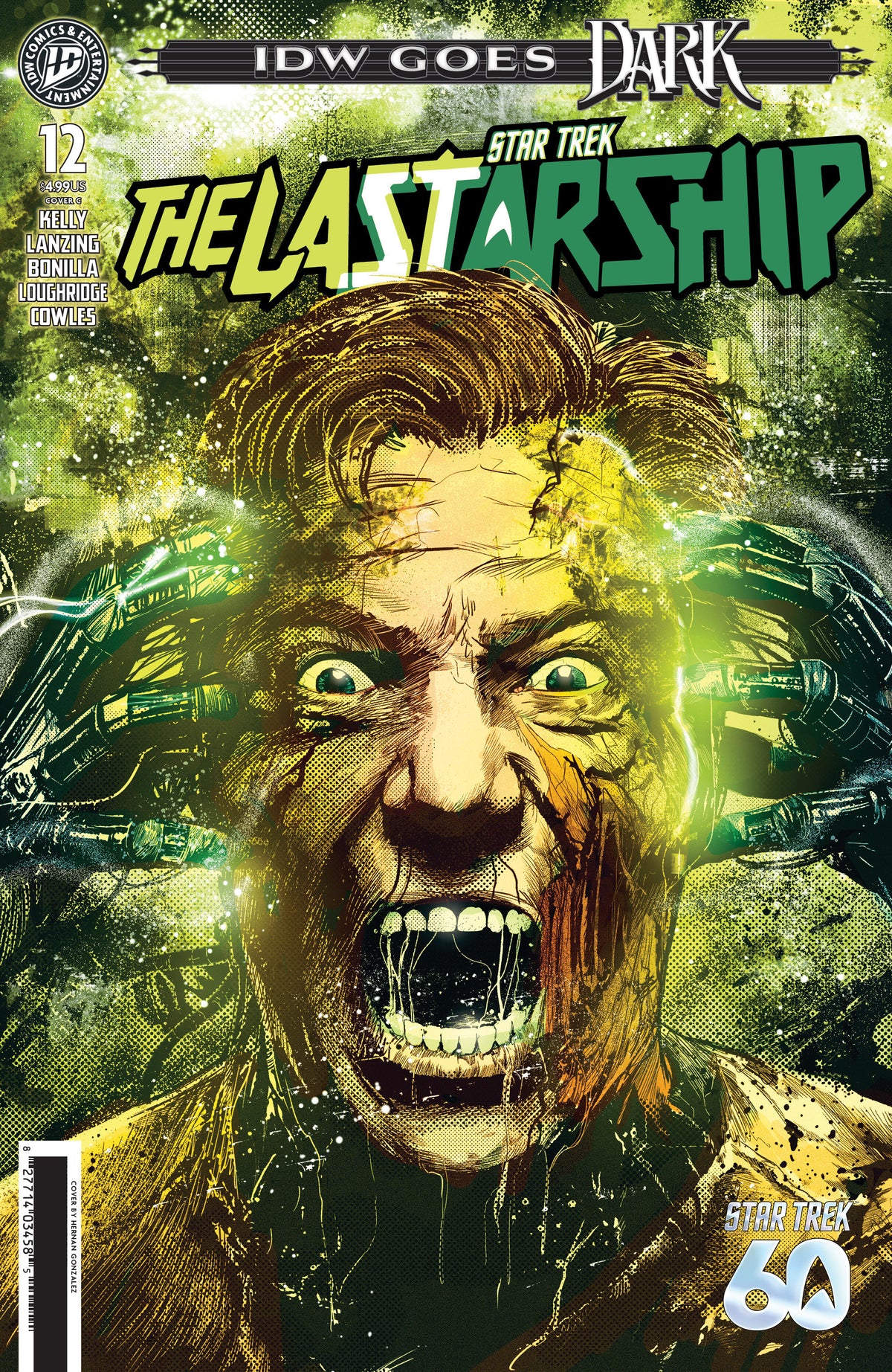 Star Trek: The Last Starship #12 Variant C (Gonzalez Idw Goes Dark Variant) (NM)