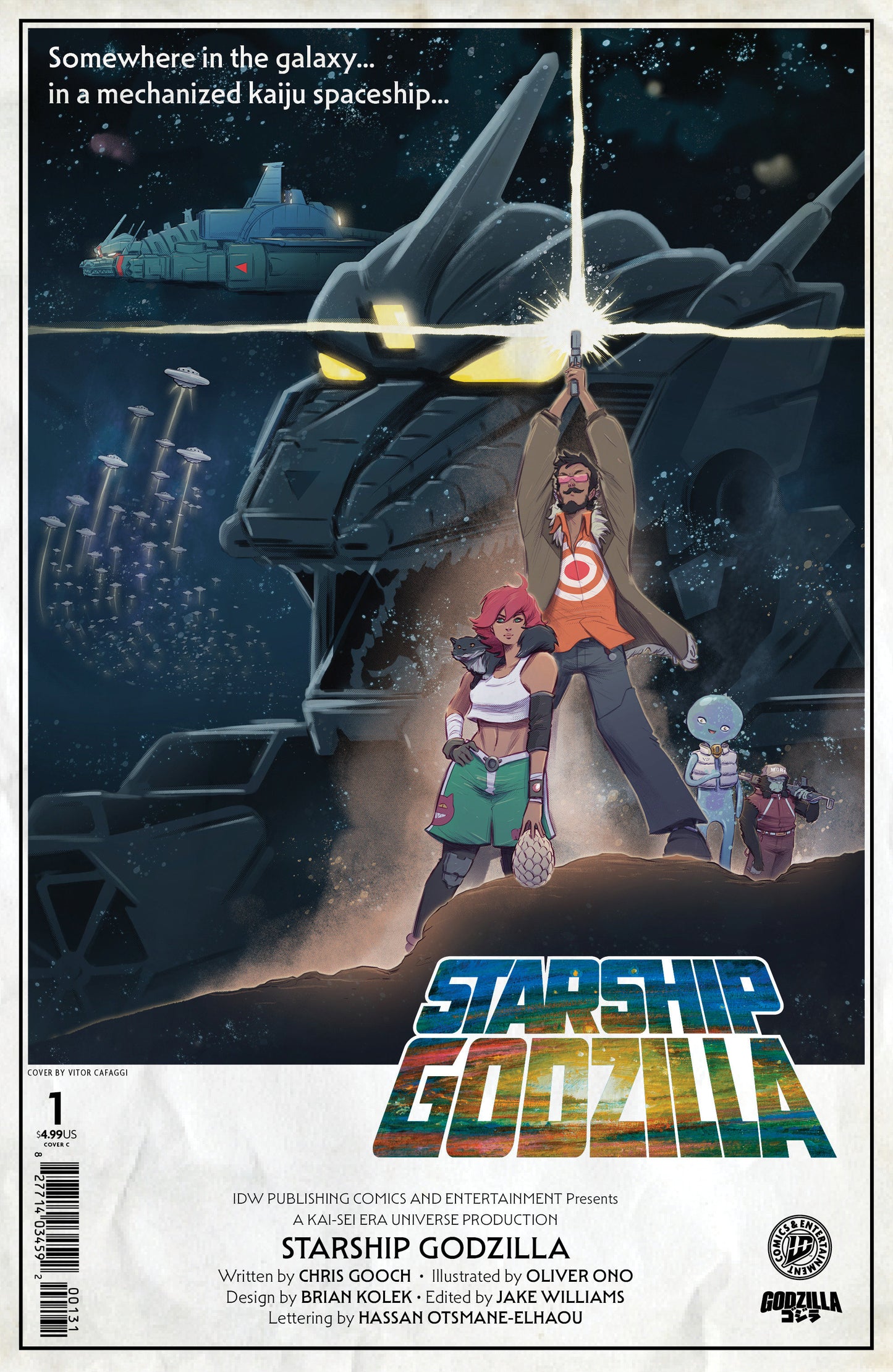 Starship Godzilla [Kai Sei Era] #1 Variant C (Cafaggi Movie Homage Cover) (NM)